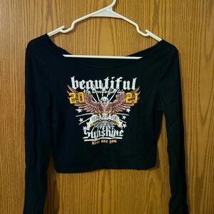 Unhinged Weird Crop Top (Juniors Small)